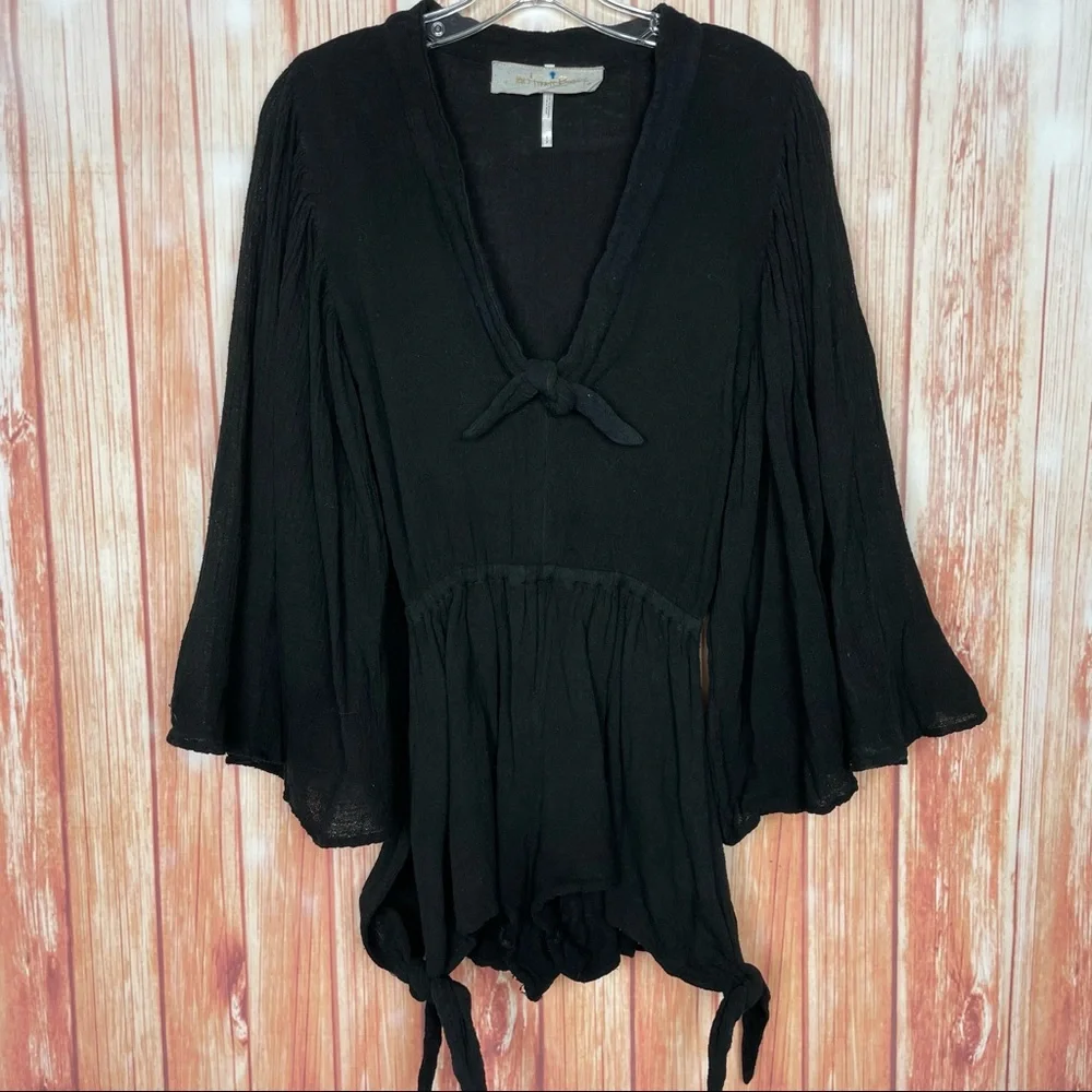 Free People x Jen's Pirate Booty Black Romper (S)